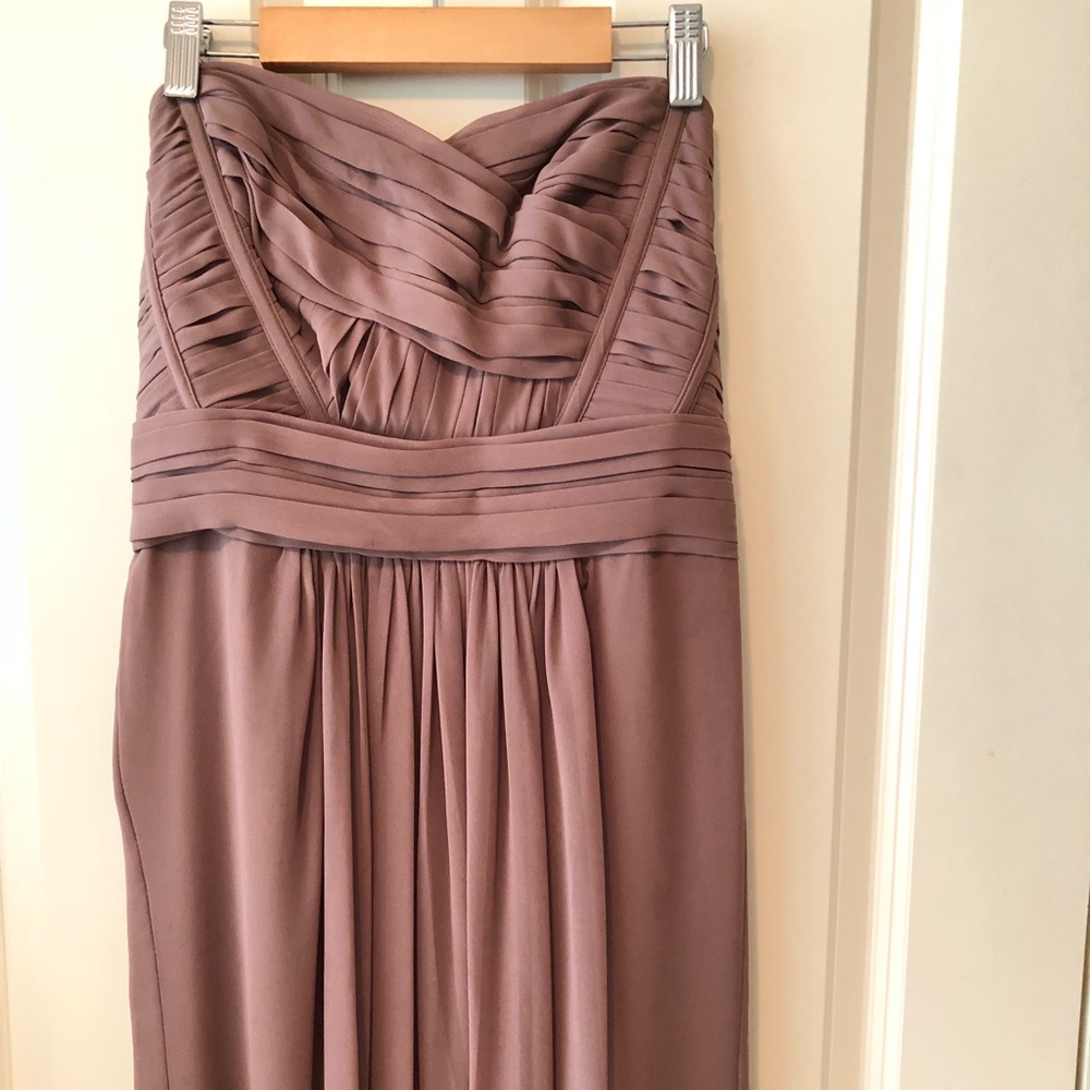 Monique Lhuillier Strapless bridesmaid dress